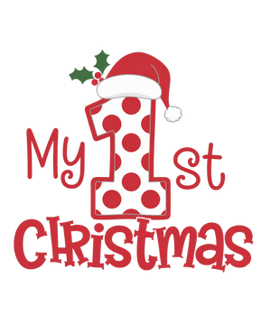 My First Christmas - Polka Dot Style
