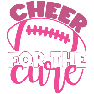 Cheer for the Cure Football Graphic