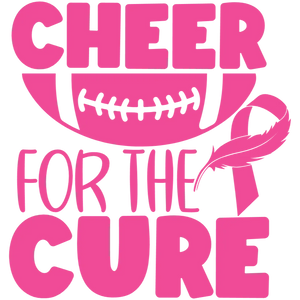 Cheer For The Cure Football T-Shirt