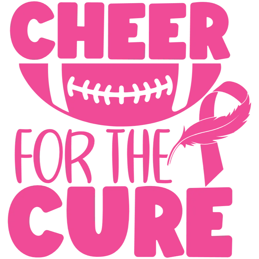 Cheer For The Cure Football T-Shirt