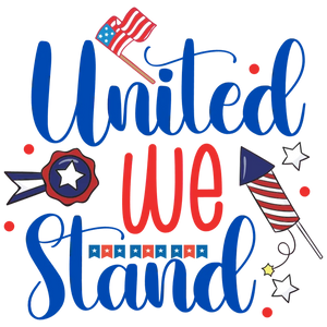 United We Stand Fireworks and Flags Fourth of July Celebration