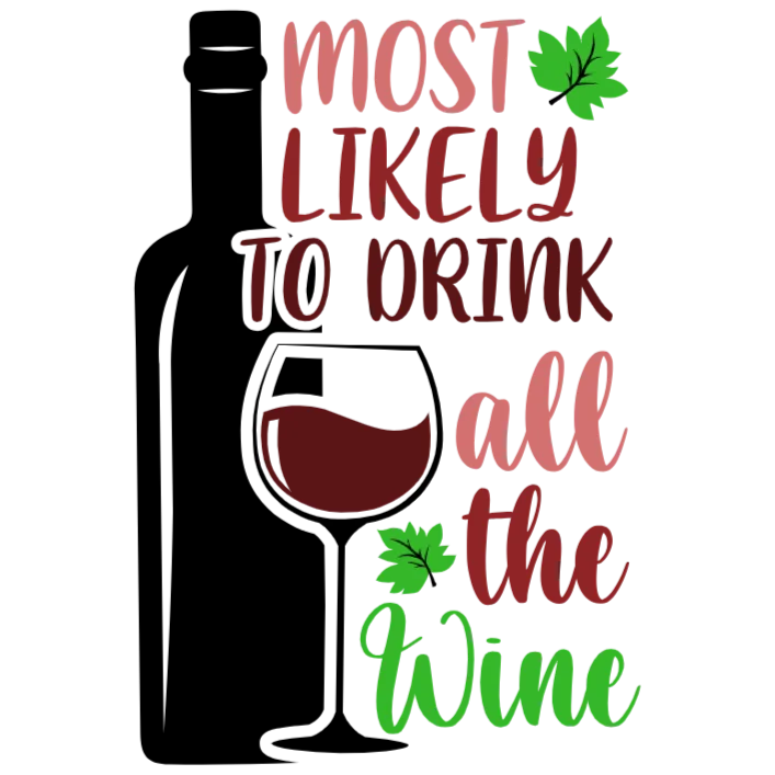 Most Likely To Drink All The Wine
