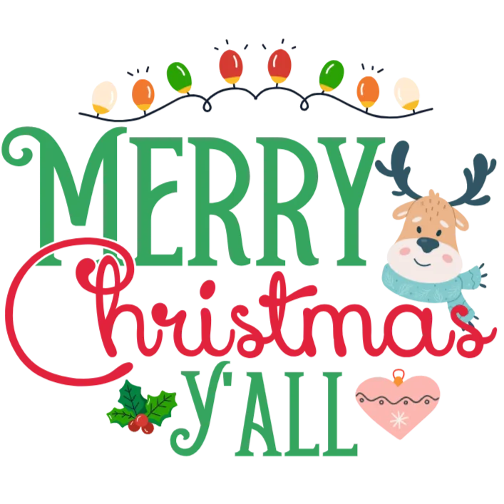 Merry Christmas Y'all Holiday T-Shirt