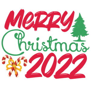 Merry Christmas 2022 DTF Holiday Graphic