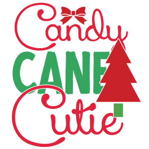 Candy Cane Cutie Christmas Graphic Design