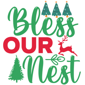 Bless Our Nest Holiday Graphic