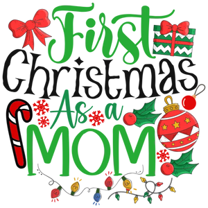First Christmas as a Mom Sweatshirt