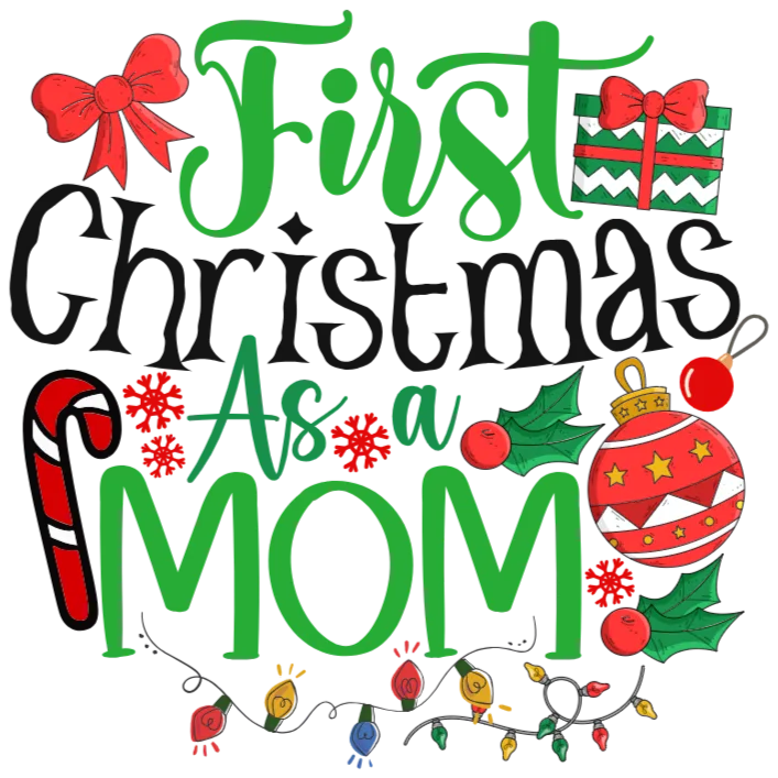 First Christmas as a Mom Sweatshirt