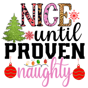 Nice Until Proven Naughty Holiday Design