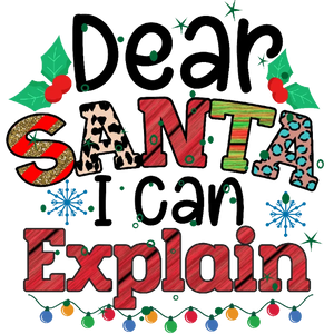 Dear Santa I Can Explain
