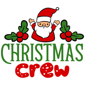 Christmas Crew Santa Claus T-Shirt Design