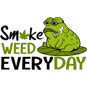 Smoke Weed Everyday Frog T Shirt