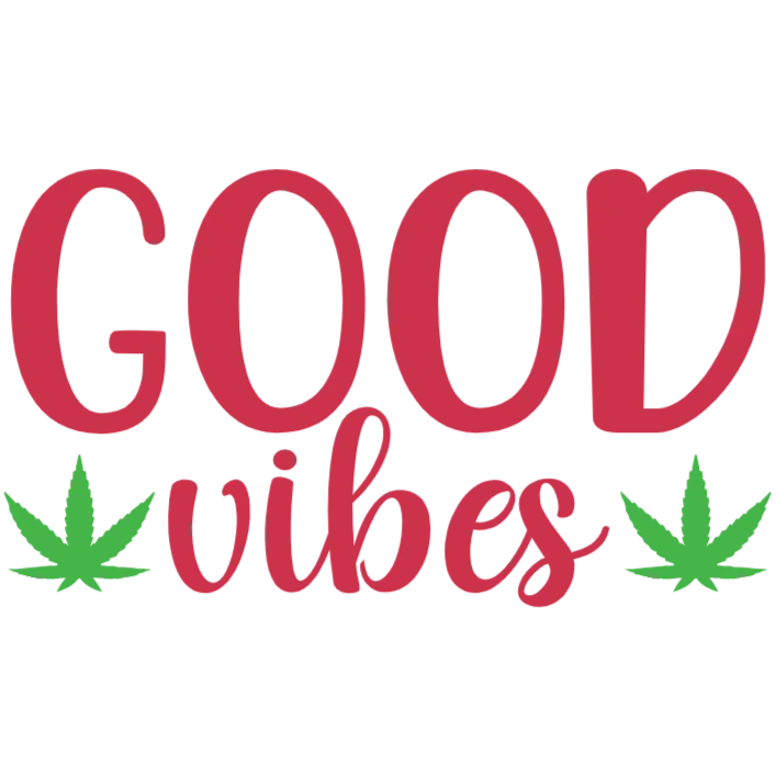 Good Vibes Weed T-shirt Design