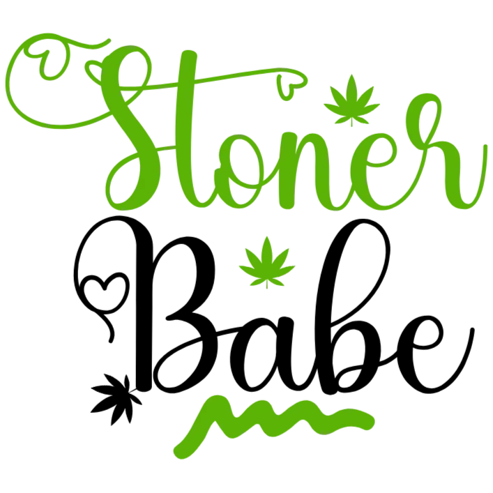 Stoner Babe T-Shirt Design