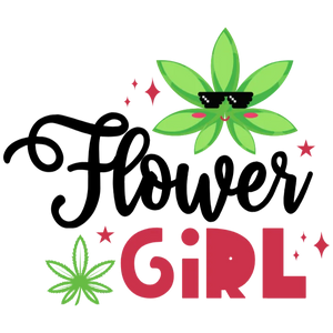 Flower Girl Weed Lover Gift T-Shirt