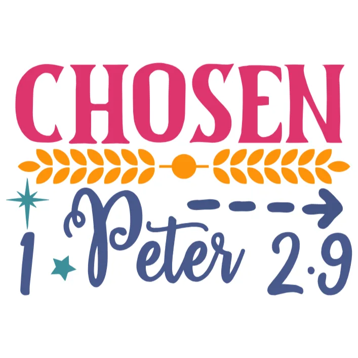 Chosen by Faith Typography Print