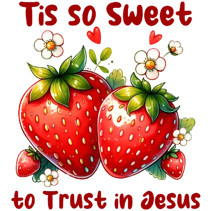 Sweet Trust in Jesus T-Shirt Design