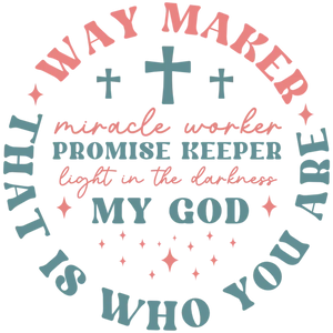 This design is titled 'Waymaker'