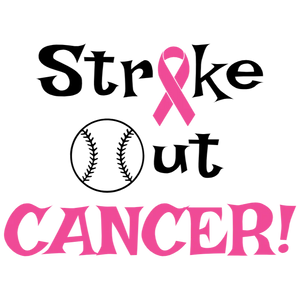 Strike Out Cancer Baseball T-Shirt