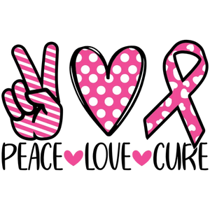 Breast Cancer Awareness Pink Ribbon Graphic Design
