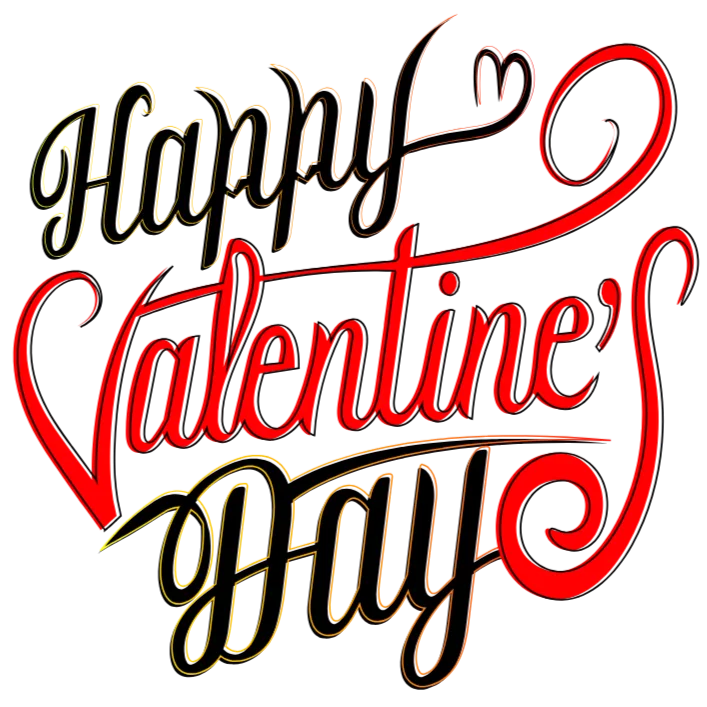 Happy Valentine's Day Typography