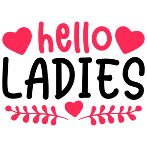 Hello Ladies T-Shirt Design (dtf)