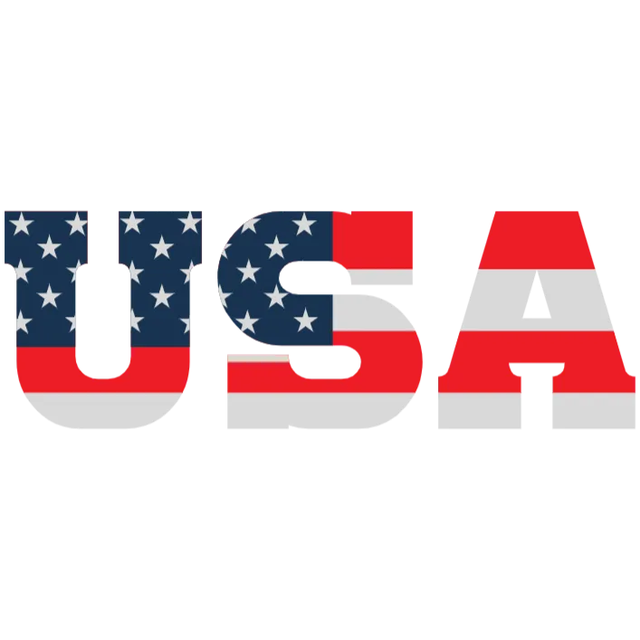 USA Flag Textured Background