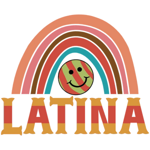Retro Latina Rainbow Smile T-Shirt