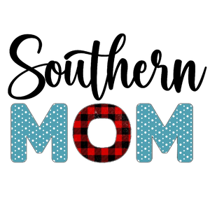 Southern Mom Plaid Flannel Print