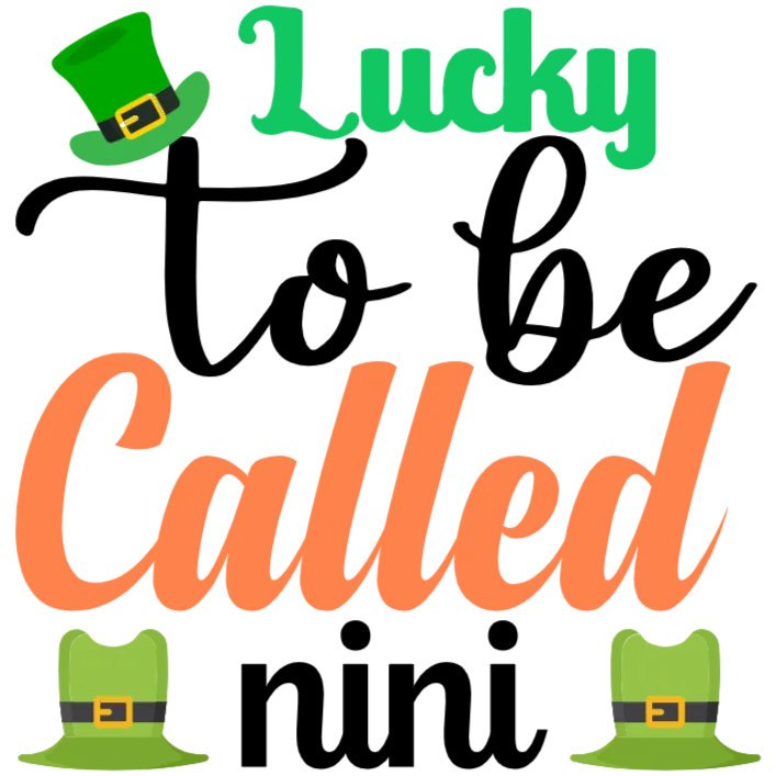 Lucky to be Called Nini St Patrick's Day T-Shirt