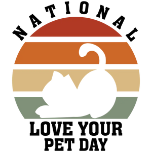 National Love Your Pet Day T-Shirt Design