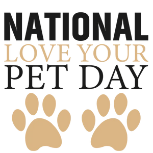 National Love Your Pet Day Graphic T-shirt Design