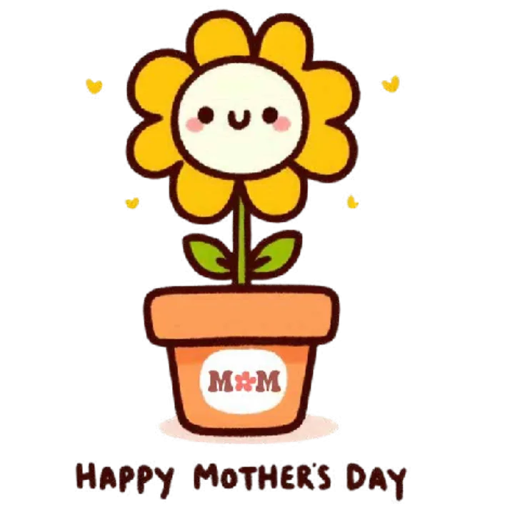 Happy Mother's Day Flower Pot Mom