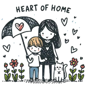Heart of Home Family Portrait Wall Art