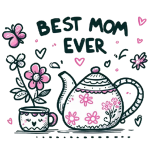 Best Mom Ever Tea Pot Mug