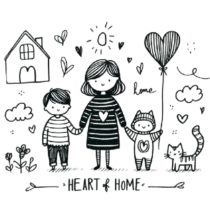 Family of Four: Heart of Home