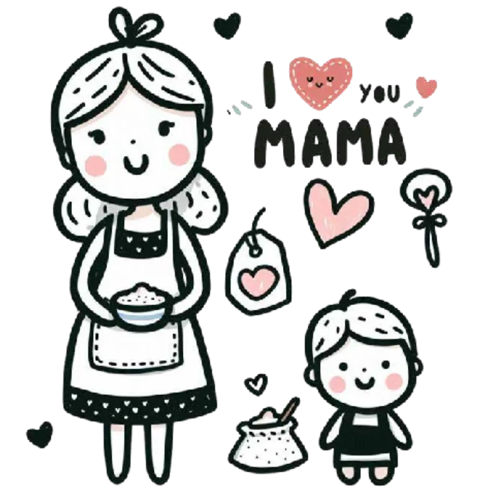 I Love You Mama with a Little Baby