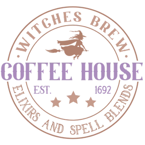 Witches Brew Coffee House DTF Transfer for Apparel