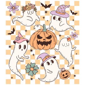 Boo-tiful Halloween Delights: A Spooky yet Playful Collection of Ghosts, Pumpkins, and Bats