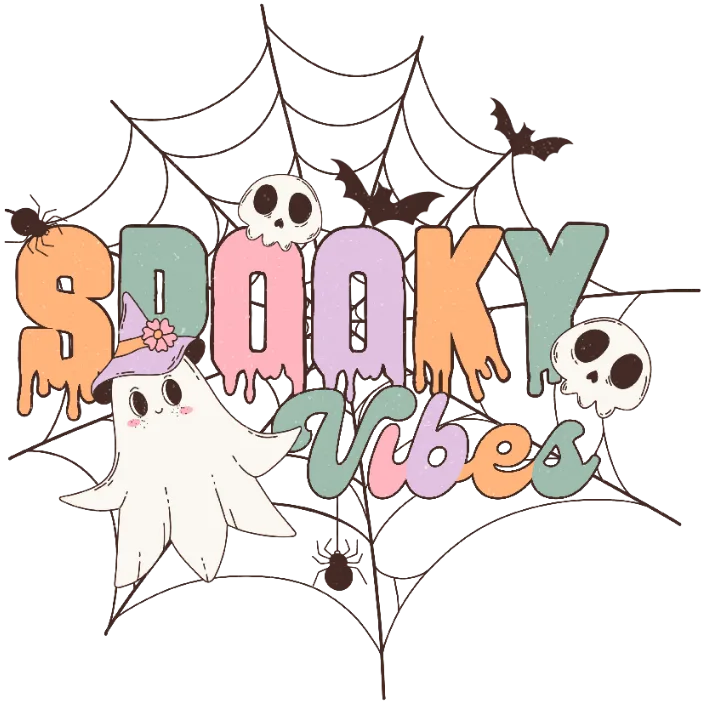 Spooky Vibes Halloween Graphic