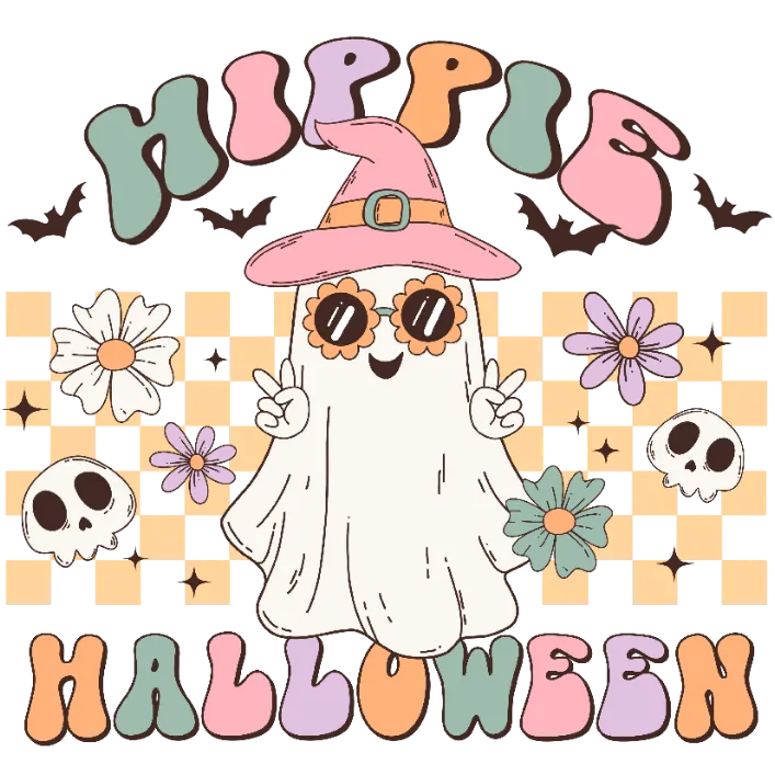 Hippie Halloween Design