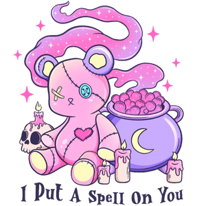 I Put a Spell on You Bear DTF Transfer