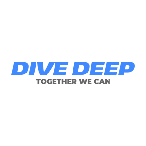 Dive Deep T-shirt Design with Inspirational Message