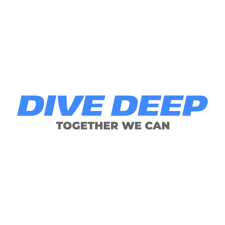 Dive Deep T-shirt Design with Inspirational Message