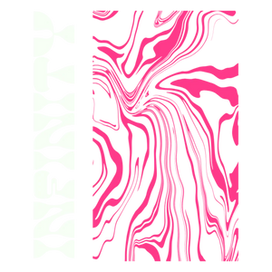 Elegant Pink Swirl Pattern Print