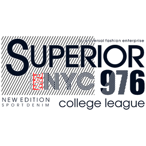 Superior NYC 976 College League Sport Denim New Edition Authentic Tee