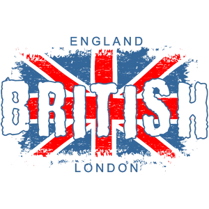 British Flag Distressed Style Design