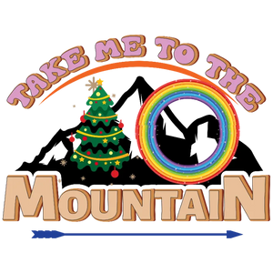 'Take Me to the Mountain' Holiday Silhouette DTF Transfer