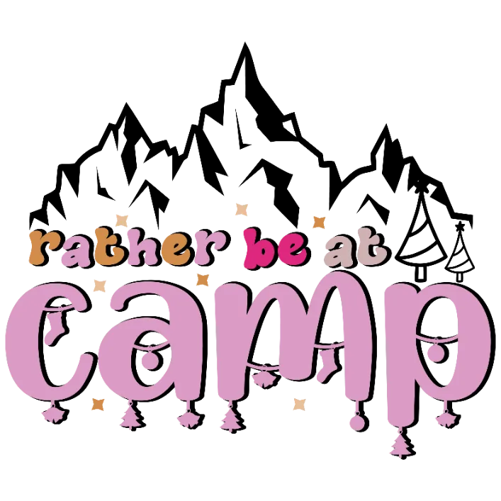 Camp Outdoorsy Vibes T-Shirt Design