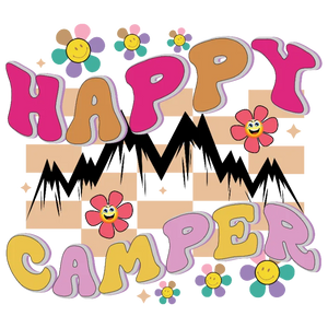 Happy Camper Mountain Smile